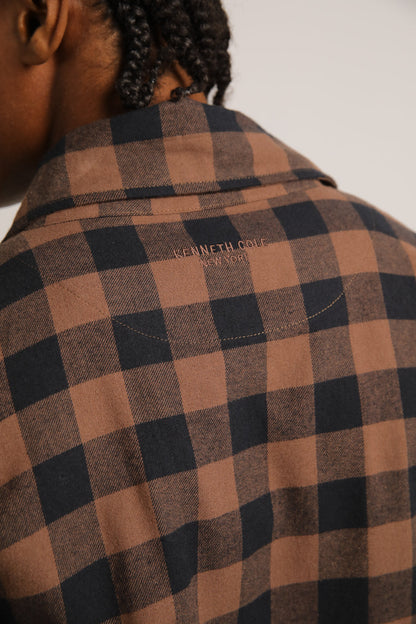 חלוק בית בסגנון משבצות | קנת קול