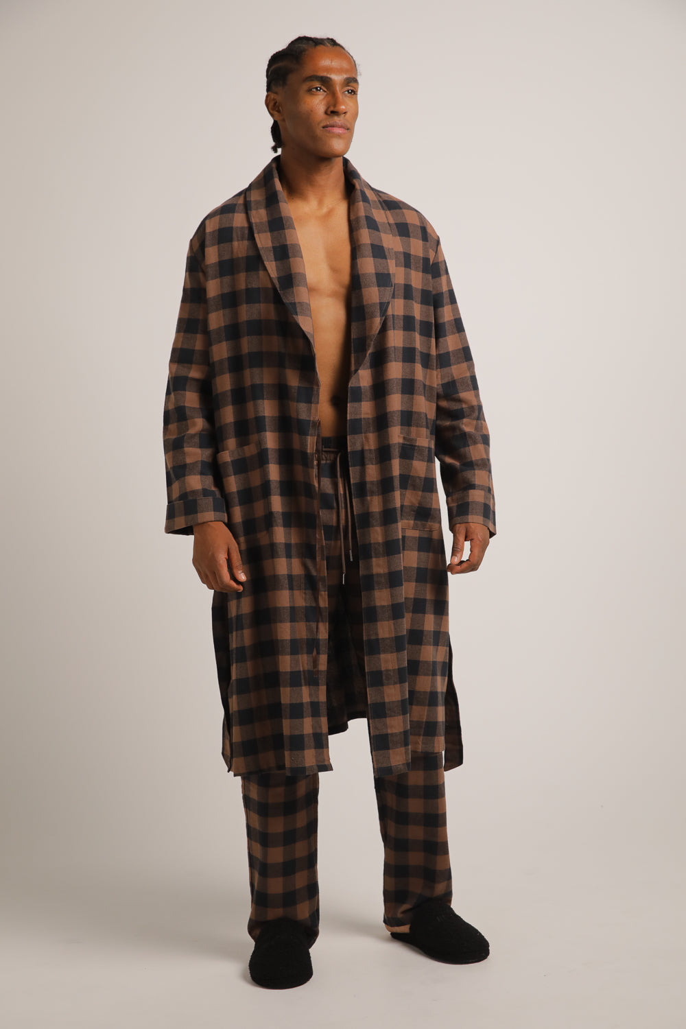 חלוק בית בסגנון משבצות | קנת קול