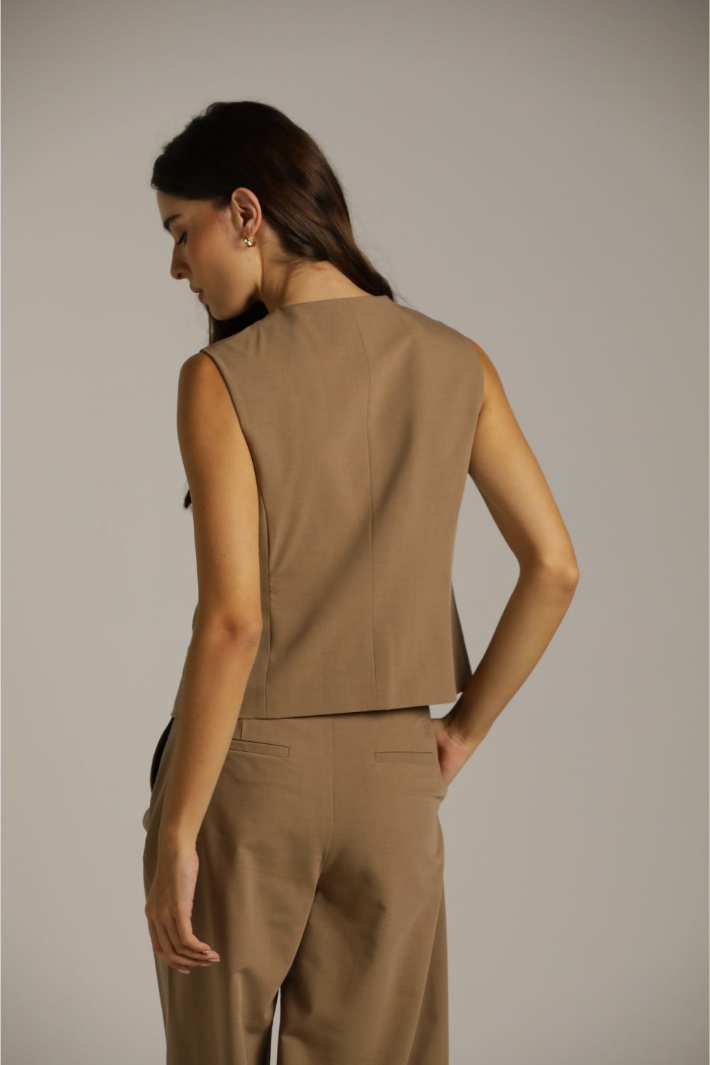 מכנסיים מחויטים בגזרה רחבה | קנת קול