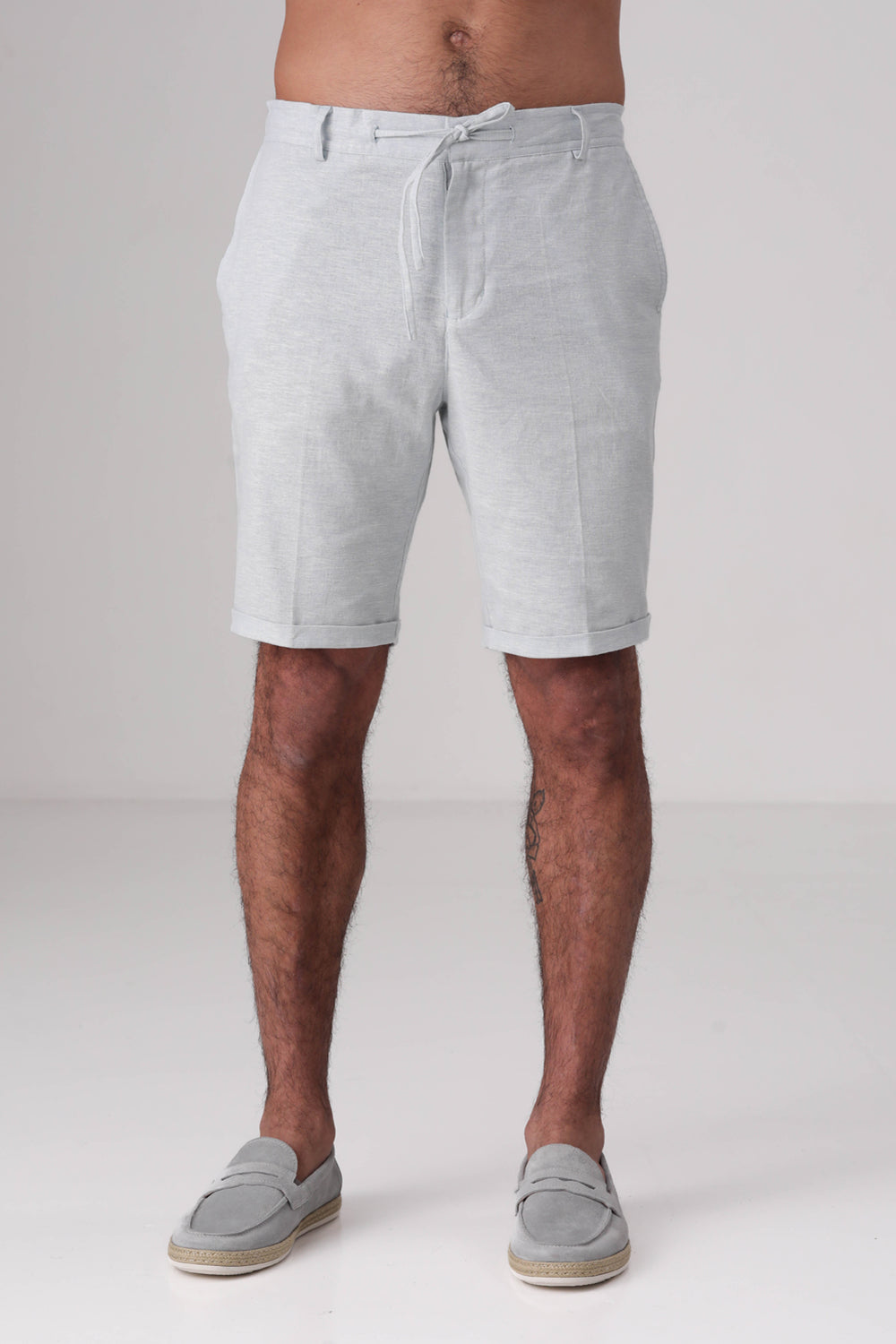 מכנסי ברמודה פשתן לגבר