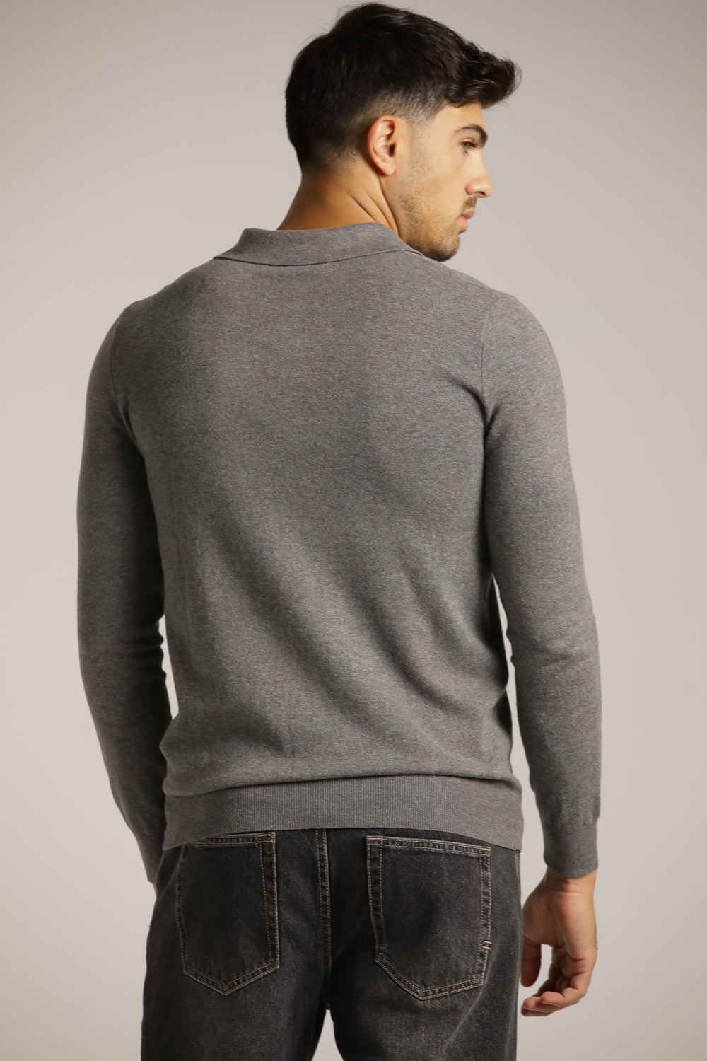 חולצת פולו בסגנון סריג דק | קנת קול