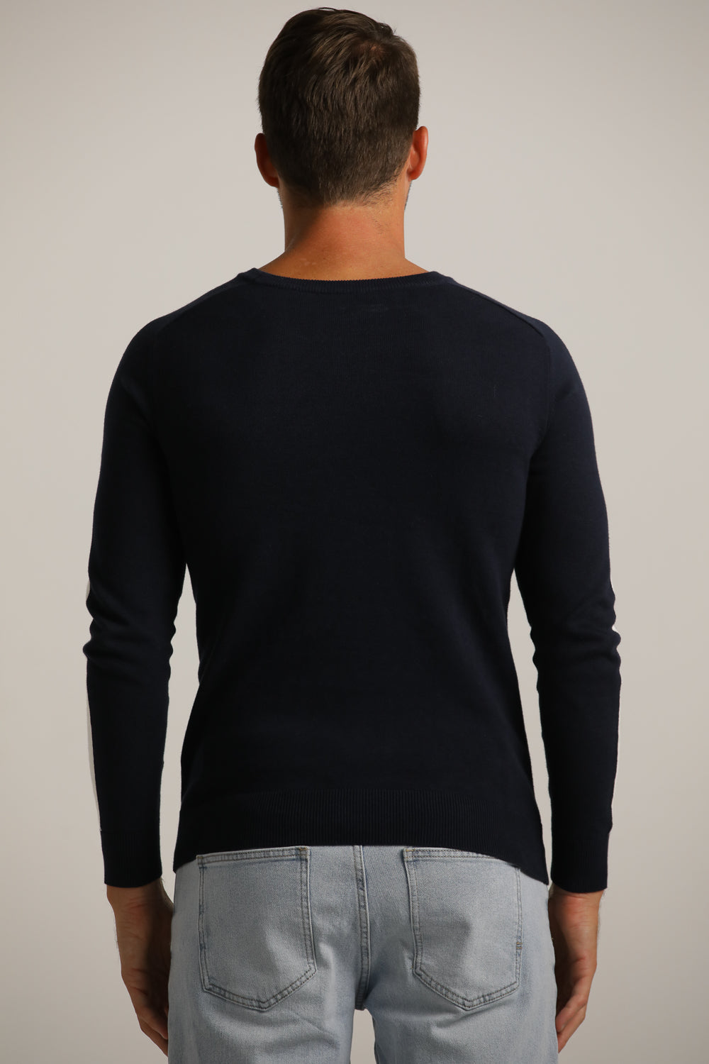 חולצת סריג בגזרת רגלן לגברים | קנת קול