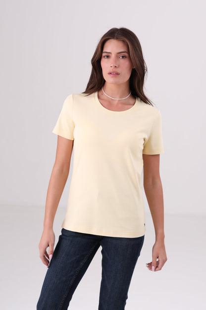 חולצת טי צווארון עגול לנשים