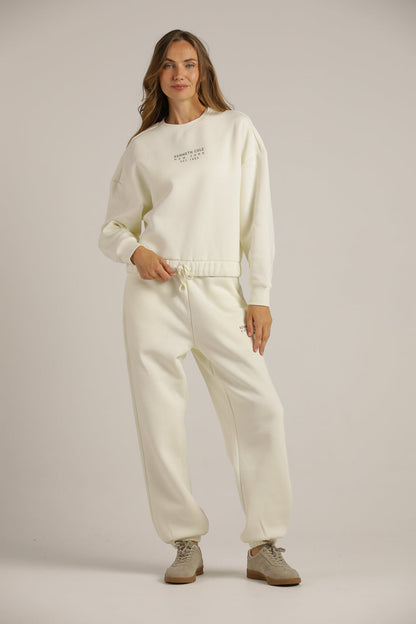 סווטשירט ממותג בגזרת קרופ | קנת קול