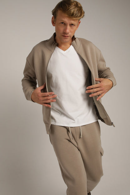 סווטשירט עם צווארון עומד | קנת קול