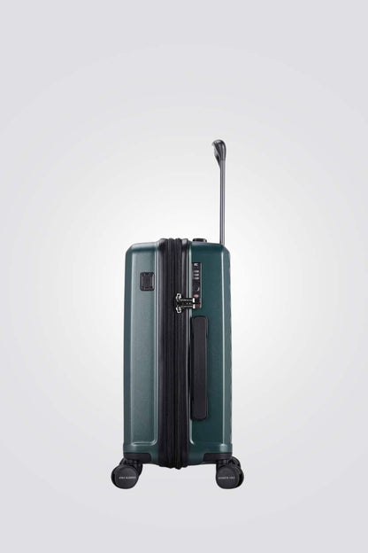 מזוודה טרולי עלייה למטוס MANHATTAN 20" בצבע ירוק
