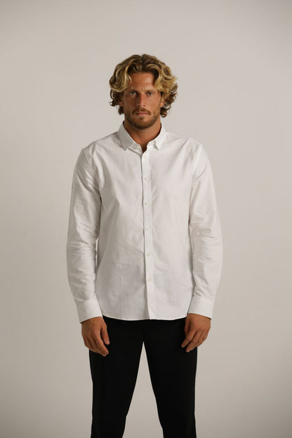 חולצה מכופתרת אוקספורד בגזרת מודרן | קנת קול