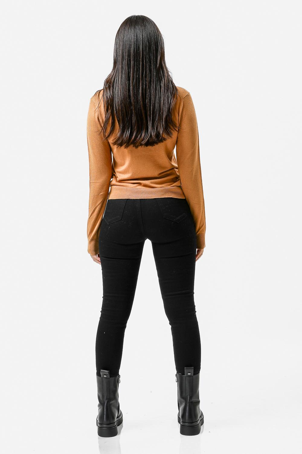 סריג CREW NECK קאמל - MASHBIR//365