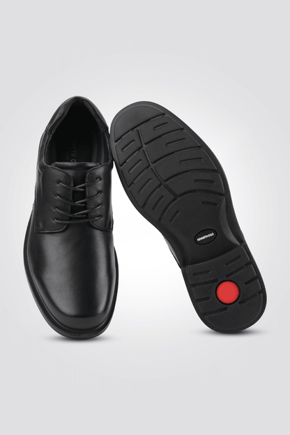 נעל עור אלגנטית לגבר בצבע שחור - MASHBIR//365