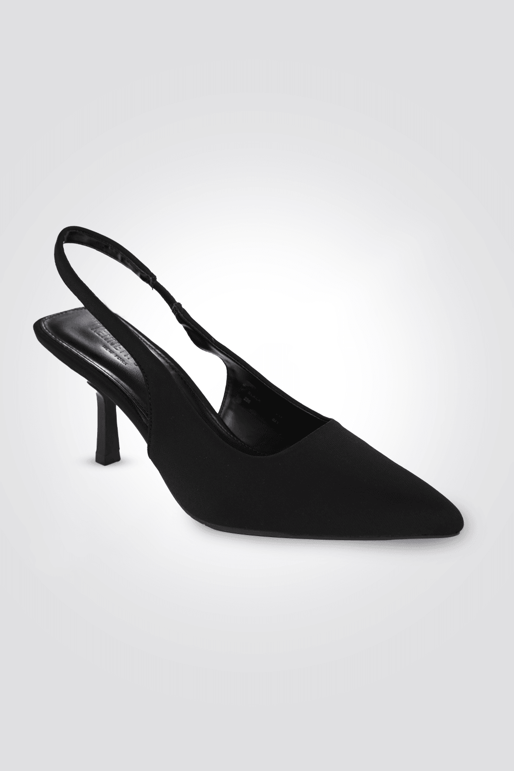 נעל עקב FABRIC SANDAL בצבע שחור - MASHBIR//365
