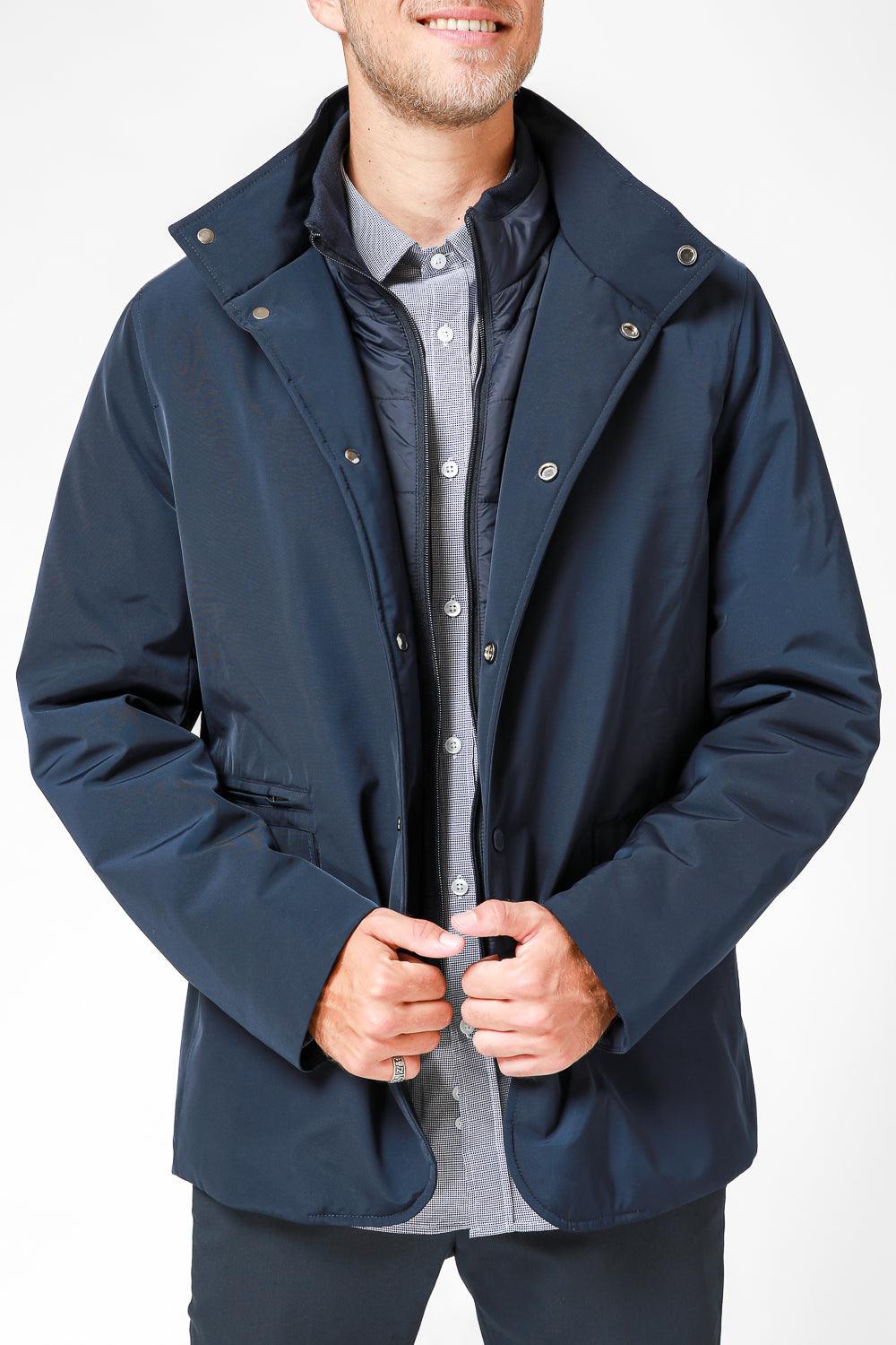 מעיל מרופד צבע NAVY - MASHBIR//365