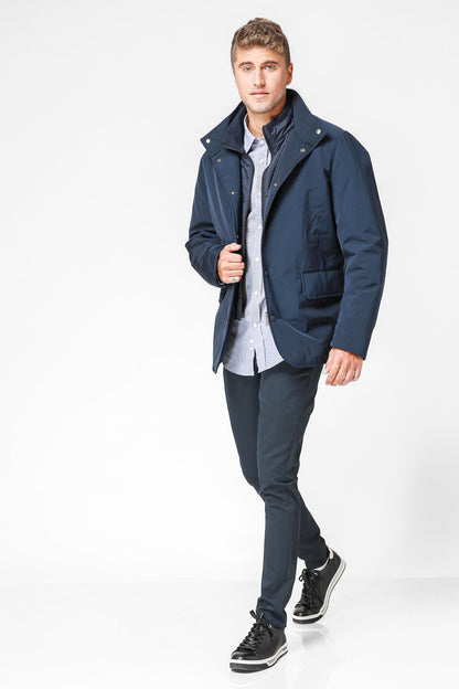 מעיל מרופד צבע NAVY - MASHBIR//365
