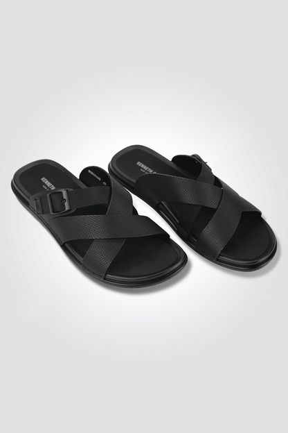 כפכפים לגבר X STRAP בצבע שחור - MASHBIR//365