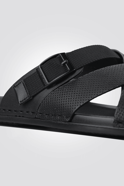 כפכפים לגבר X STRAP בצבע שחור - MASHBIR//365