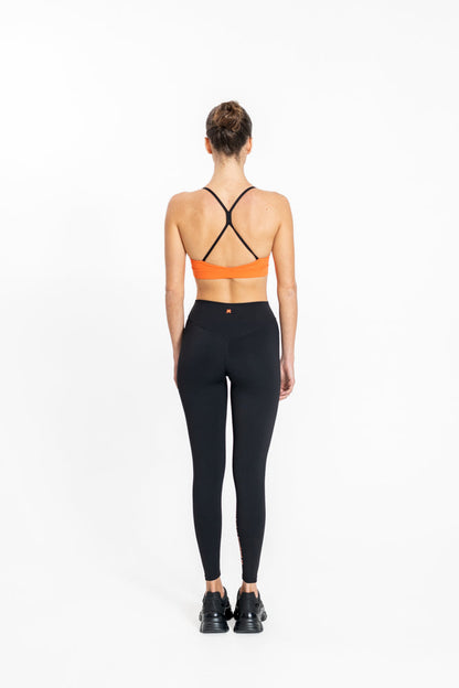 טופ אימון לנשים X Back Top  בצבע כתום