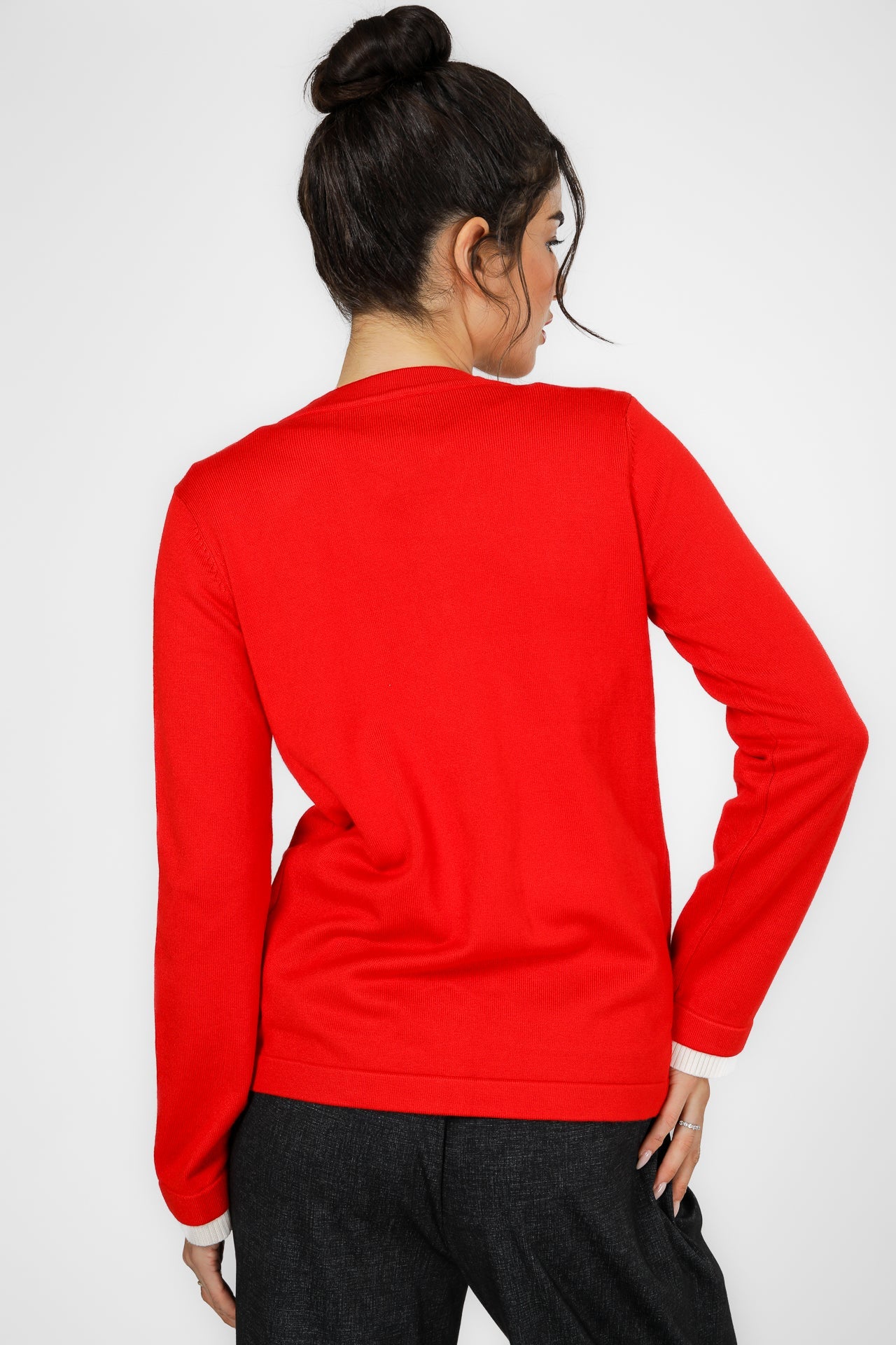 קרדיגן בייסיק צווארון וי | קנת קול