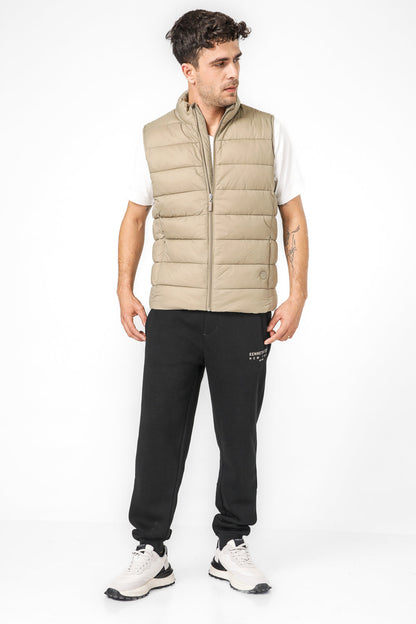 ווסט מרופד עם צווארון גבוה | קנת קול