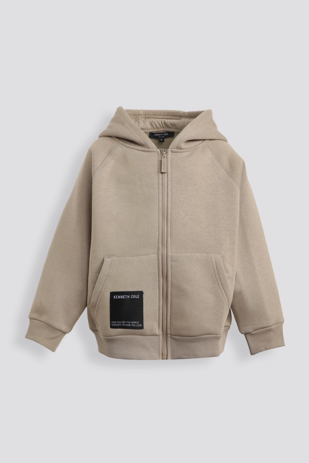 סווטשירט קפוצ'ון עם רוכסן