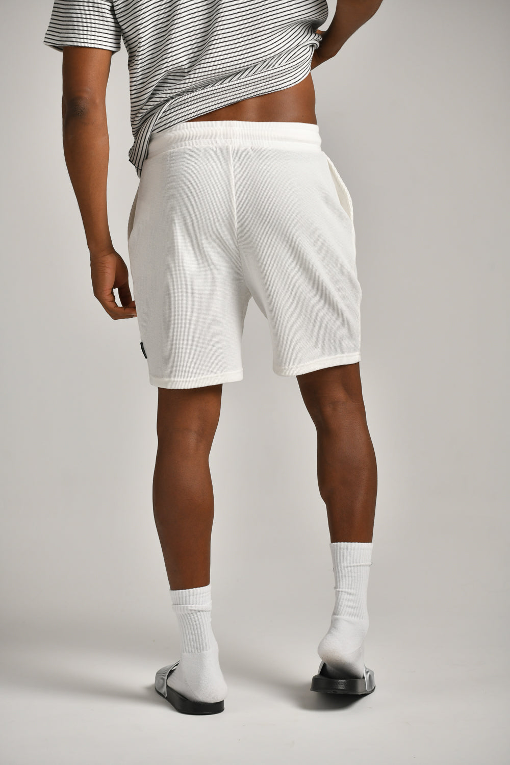 מכנסי ברמודה וואפל לגברים