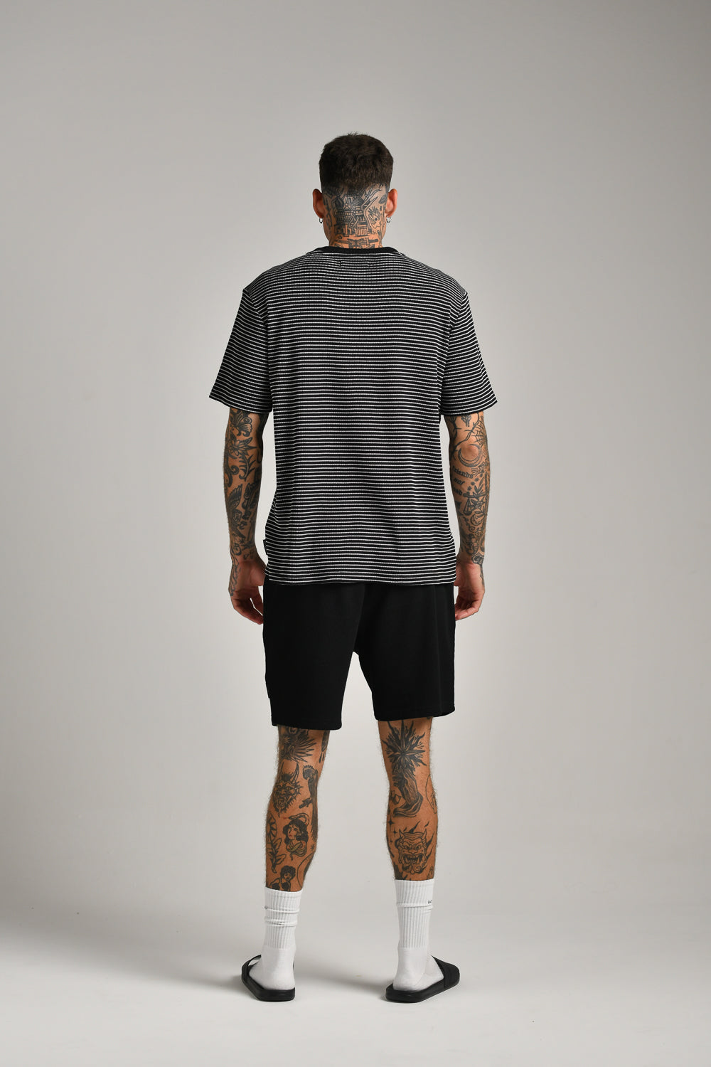 מכנסי ברמודה וואפל לגברים