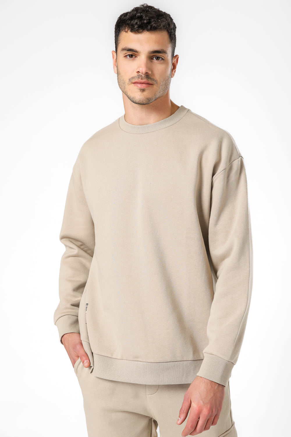 סווטשירט אוברסייז הדפס בגב