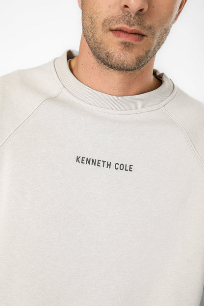 סווטשירט אוברסייז עם הדפס בגב