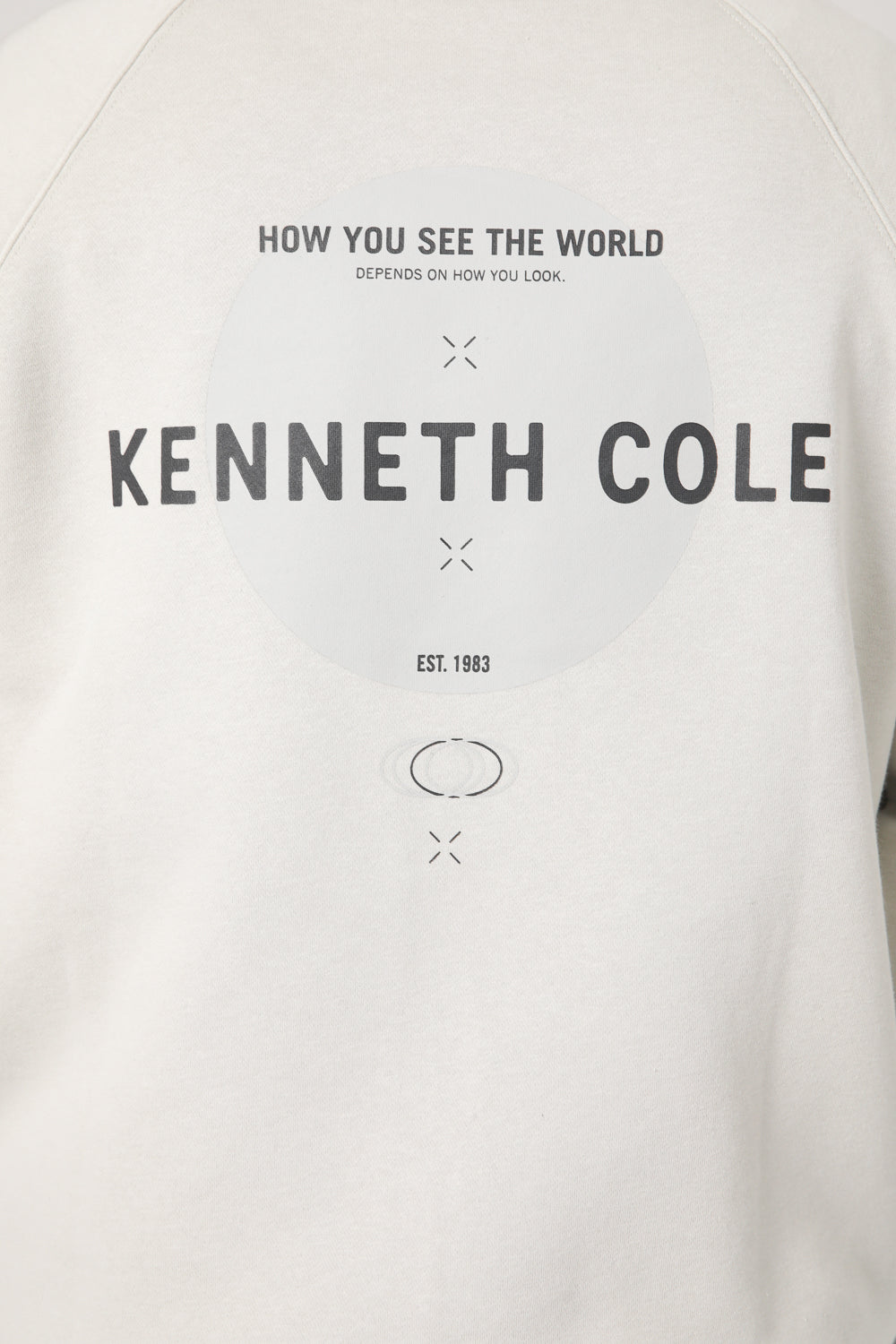 סווטשירט אוברסייז עם הדפס בגב