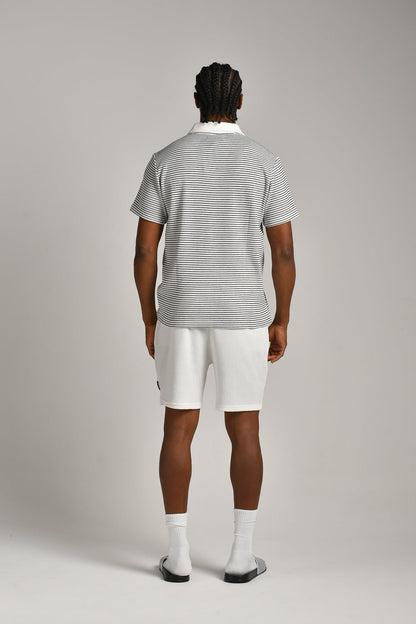 חולצת פולו וואפל פסים