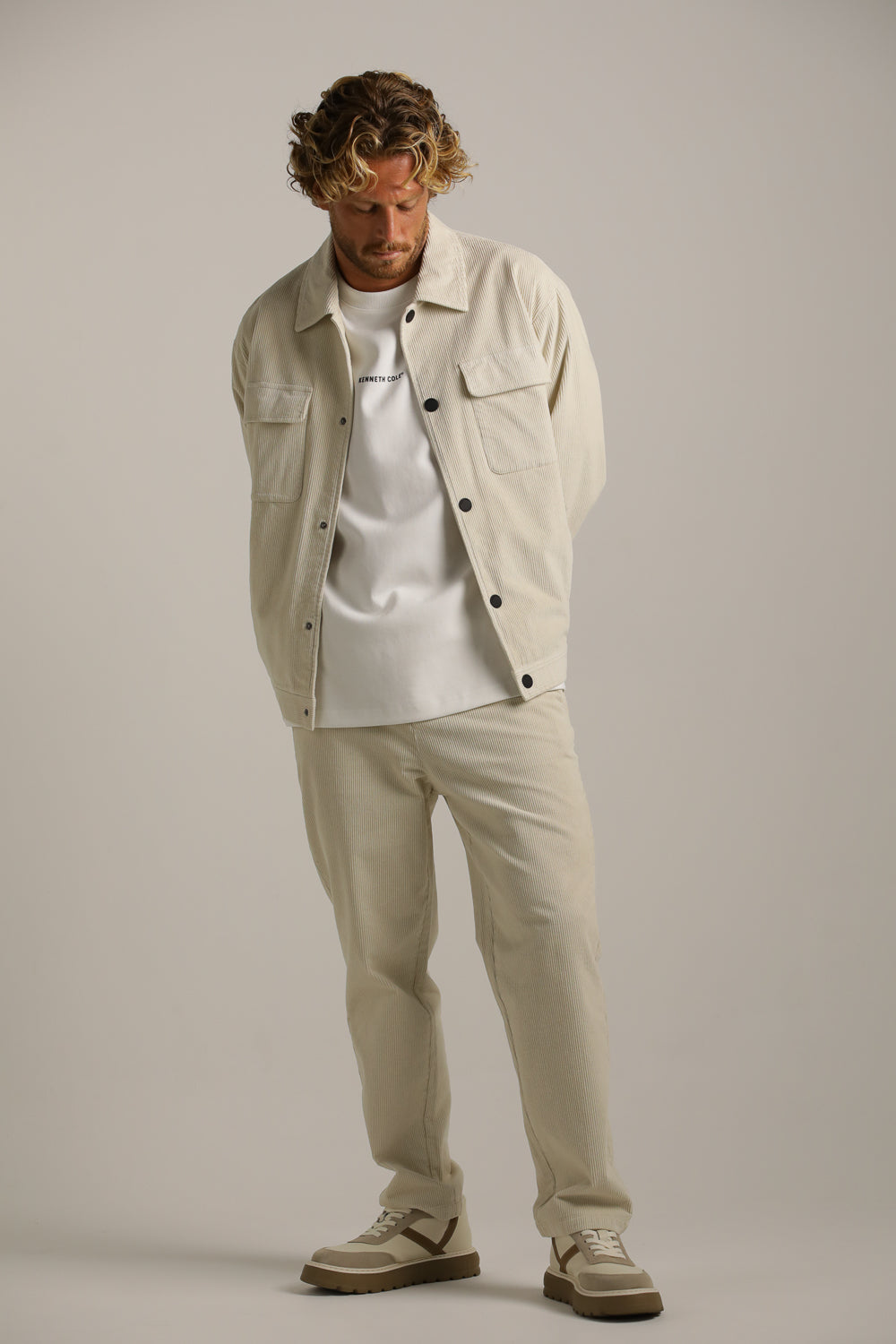 מכנסי קורדרוי עם שרוך לקשירה | קנת קול