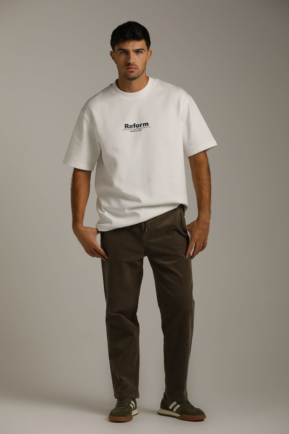 מכנסי קורדרוי עם שרוך לקשירה | קנת קול