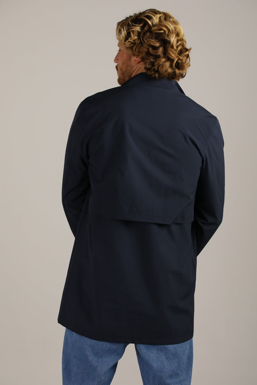 מעיל טרנץ' ספורטיבי ארוך | קנת קול