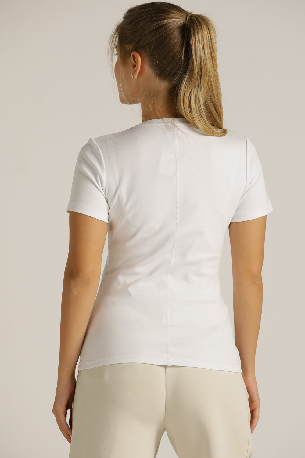 טישירט שרוול קצר עם לוגו מובלט | קנת קול