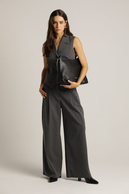 וסט מחויט בעיצוב פסים | קנת קול