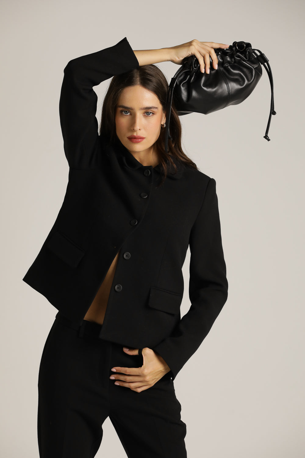 ג'קט מחויט בגזרה צמודה | קנת קול