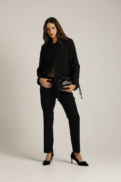 ג'קט מחויט בגזרה צמודה | קנת קול