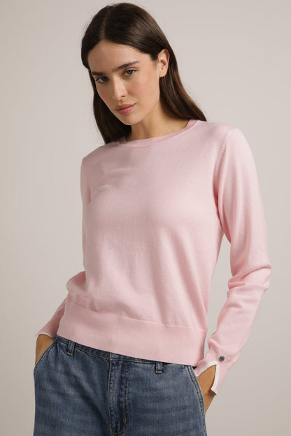 סריג בייסיק עם מחשוף עגול | קנת קול