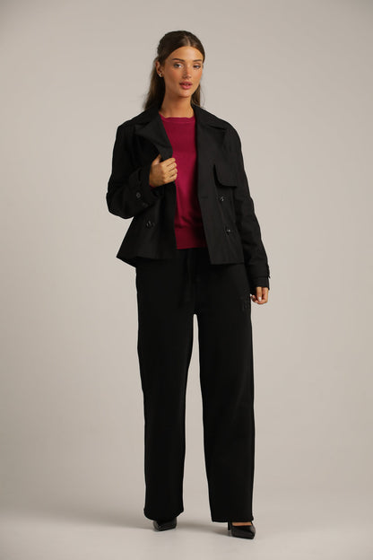 חולצת סריג בגזרת אוברסייז | קנת קול