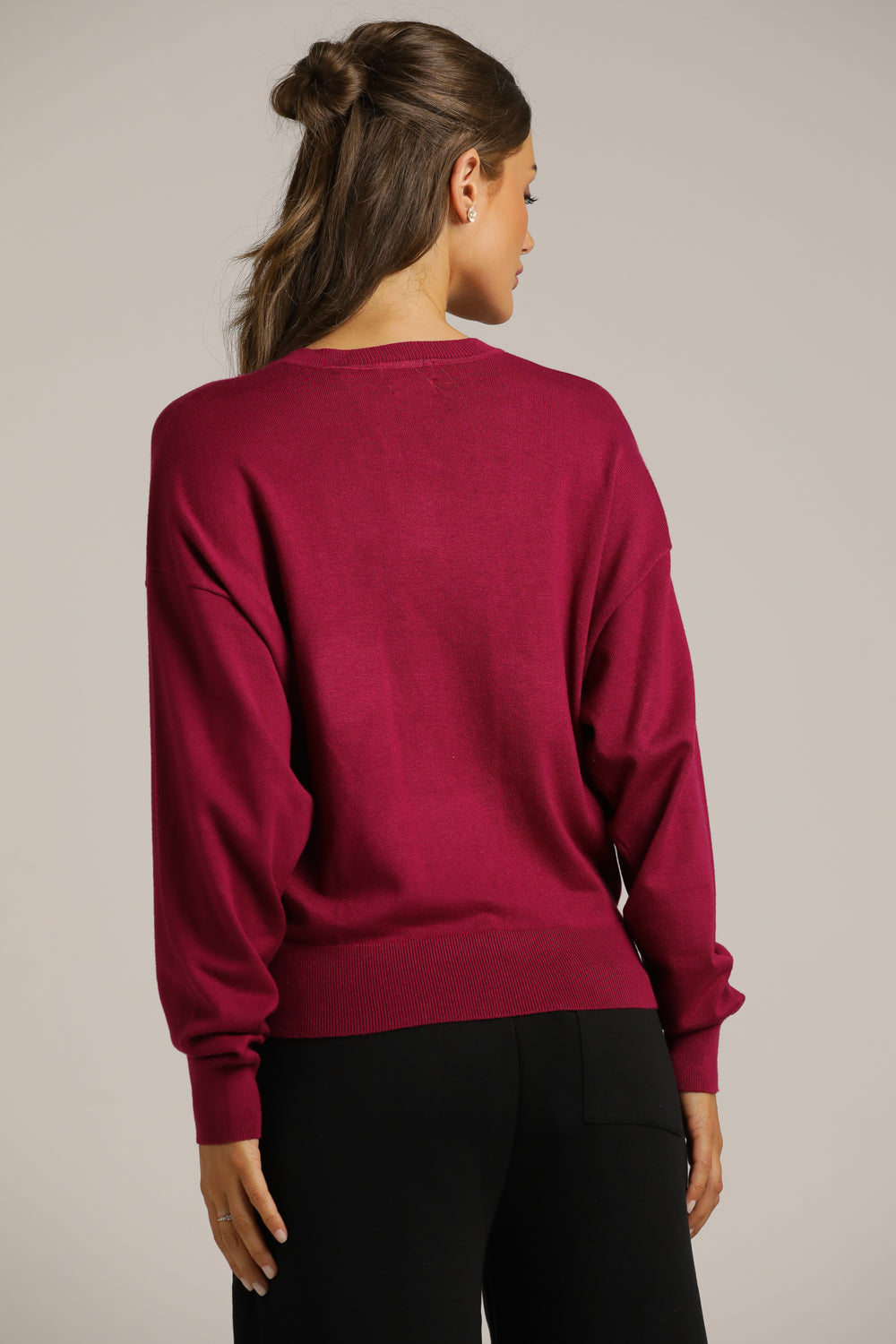 חולצת סריג בגזרת אוברסייז | קנת קול