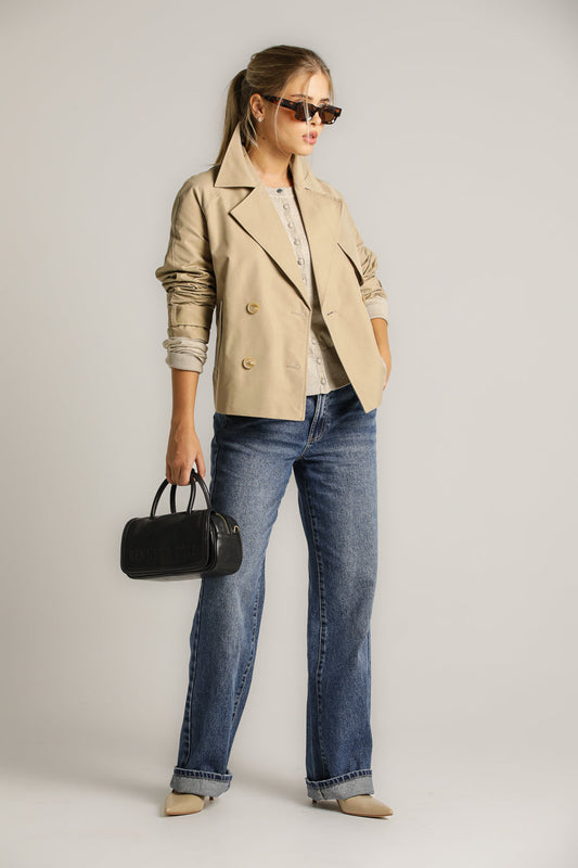 תיק צד מעור בעיצוב מלבני | קנת קול 