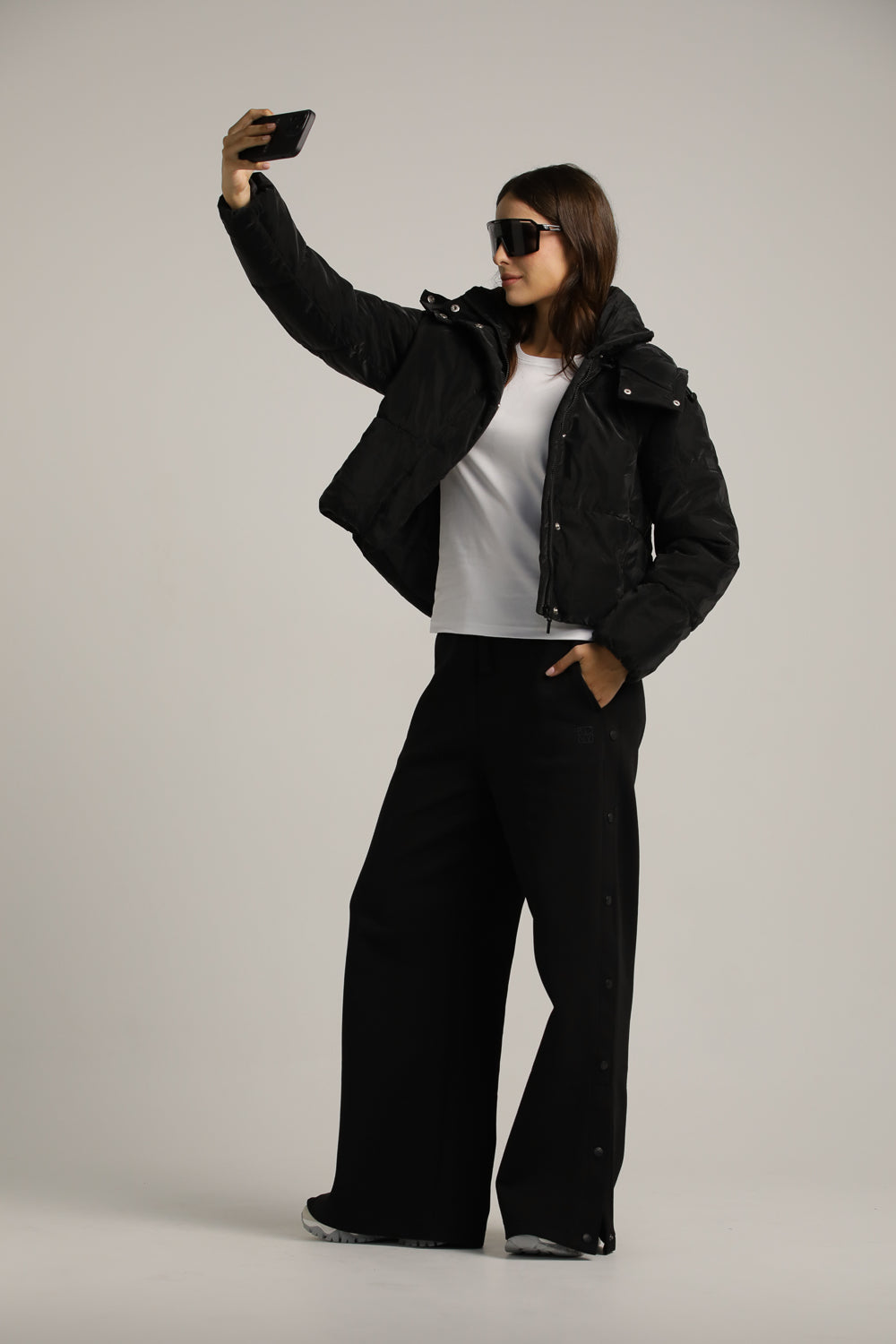 מעיל פוך קצר עם כובע נשלף | קנת קול