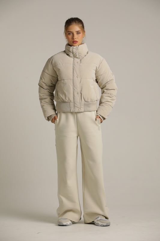 מעיל פוך קצר עם צווארון גבוה | קנת קול