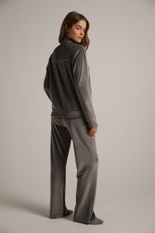 סווטשירט קטיפה עם צווארון | קנת קול