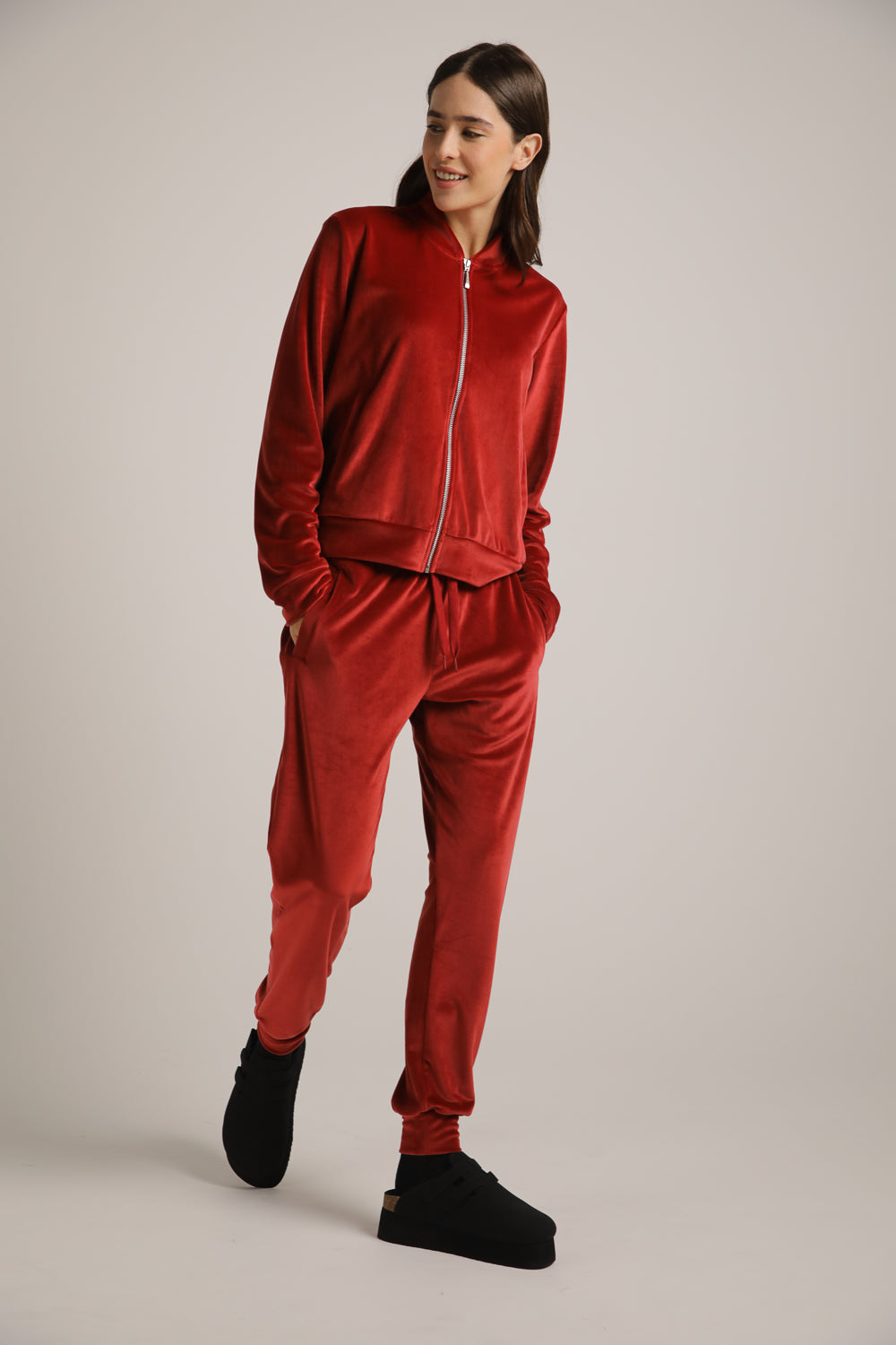 סווטשירט קטיפה בסגנון בלוזון | קנת קול