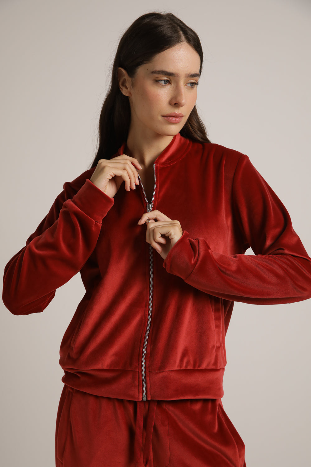 סווטשירט קטיפה בסגנון בלוזון | קנת קול