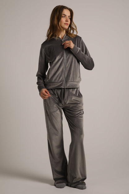 סווטשירט קטיפה בסגנון בלוזון | קנת קול