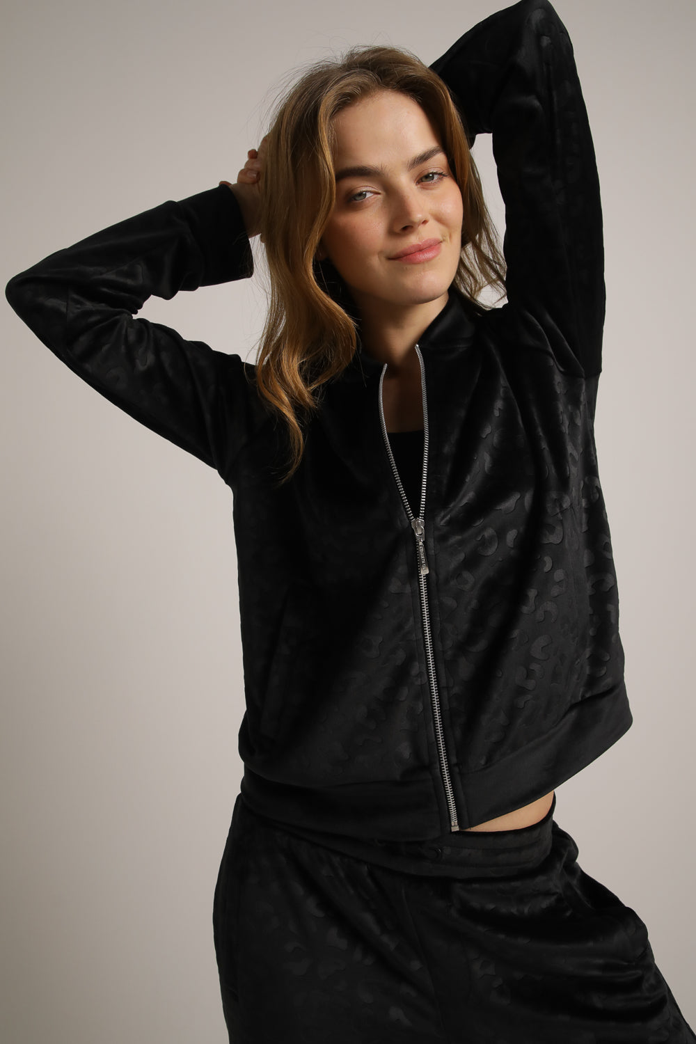 סווטשירט קטיפה בסגנון בלוזון | קנת קול