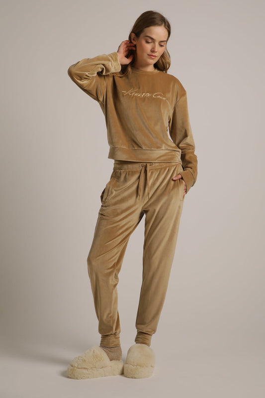 מכנסי טרנינג קטיפה | קנת קול