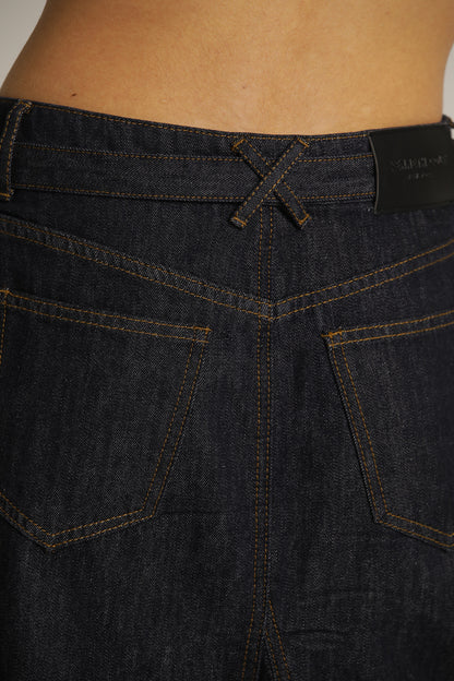 חצאית ג'ינס באורך הברך | קנת קול