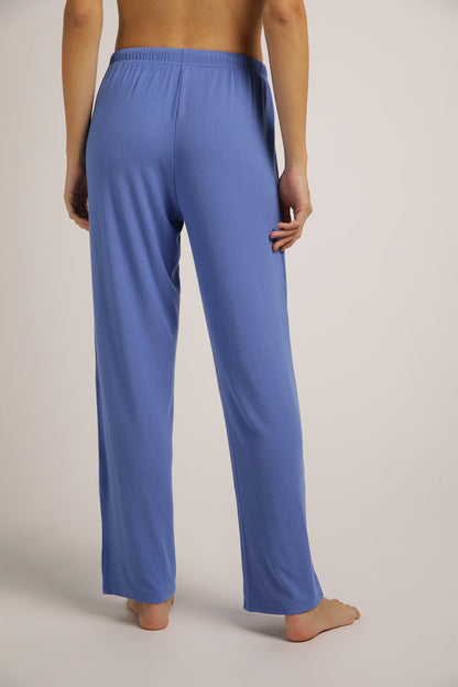 סט פיג'מה ארוך מבד ריב | קנת קול