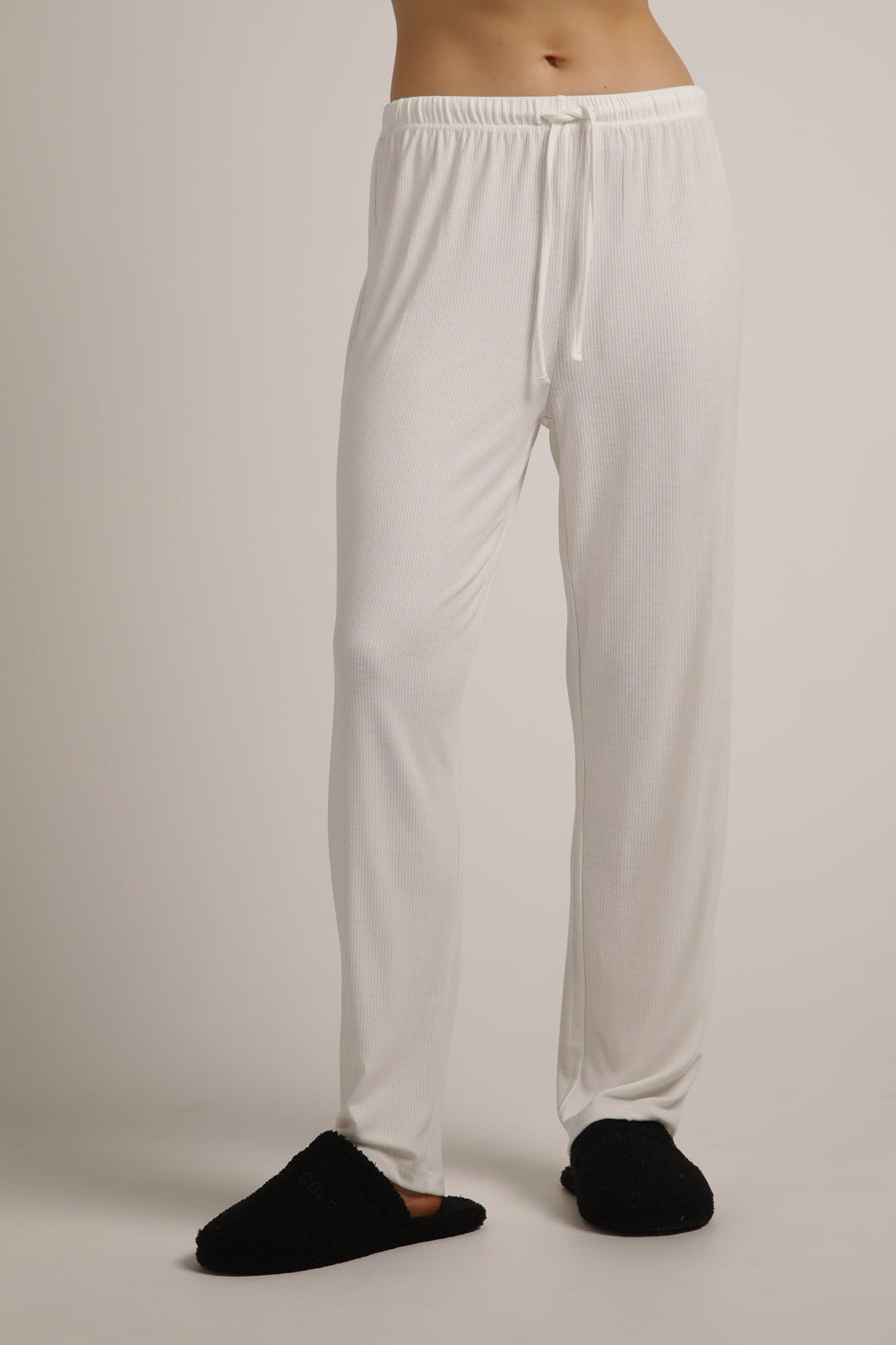 סט פיג'מה ארוך מבד ריב | קנת קול